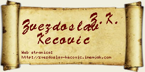 Zvezdoslav Kecović vizit kartica